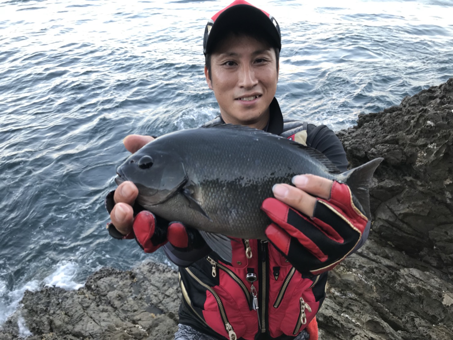 クロ、カワハギ、アジ